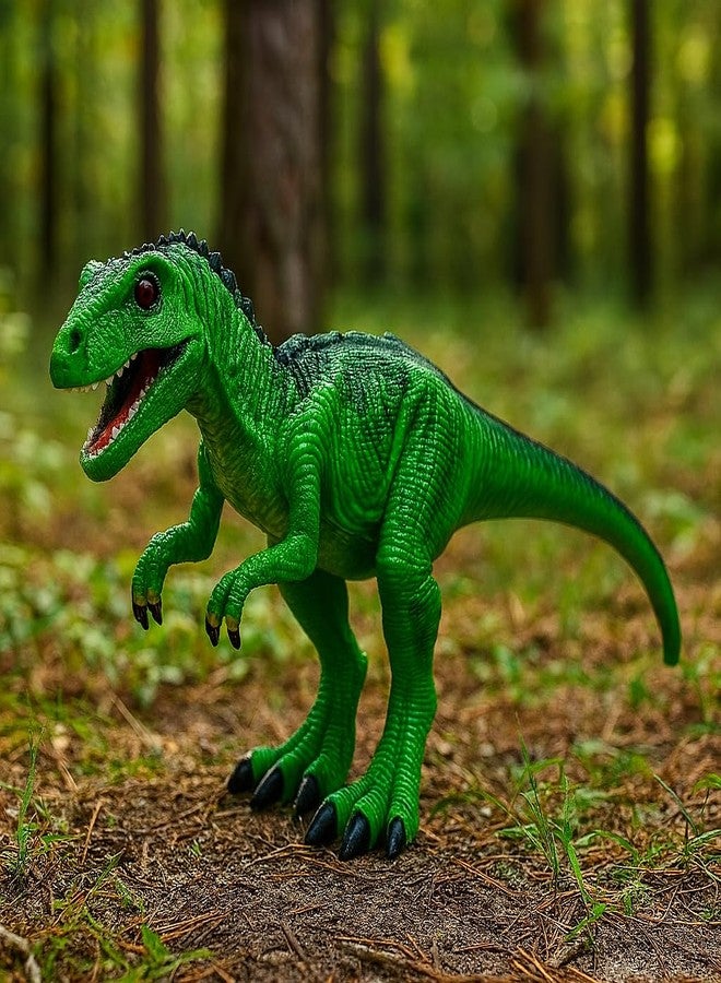 DTR Creation Tyrannosaurus Rex Dinosaur Toy for Kids - 26cm Green Soft & Realistic Design | Perfect for Boys & Girls | Educational & Imaginative Play - Image 2